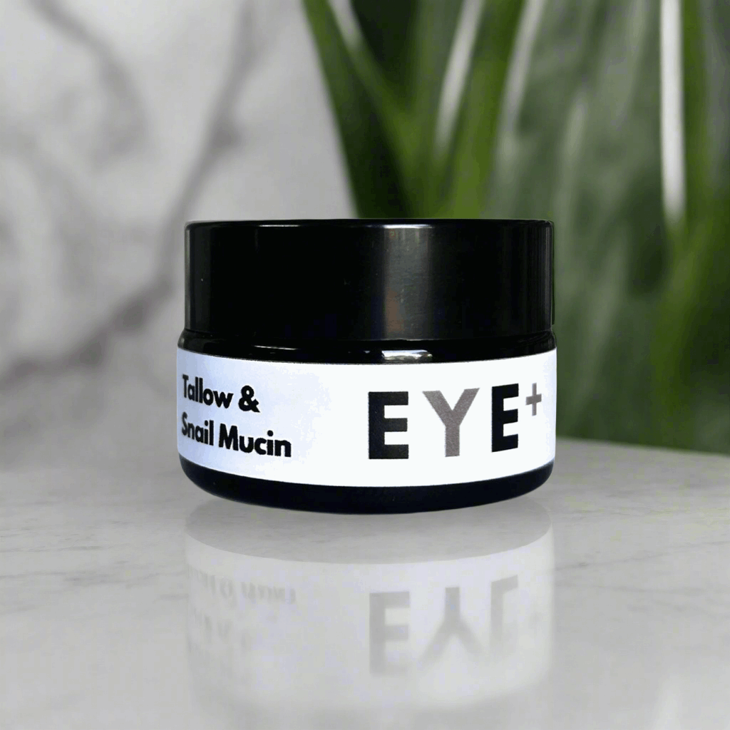 Tallow & Snail Mucin Eye CreamGel with Caffeine.