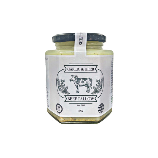 Premium Beef Tallow Garlic & Herb - The Tallow Co.