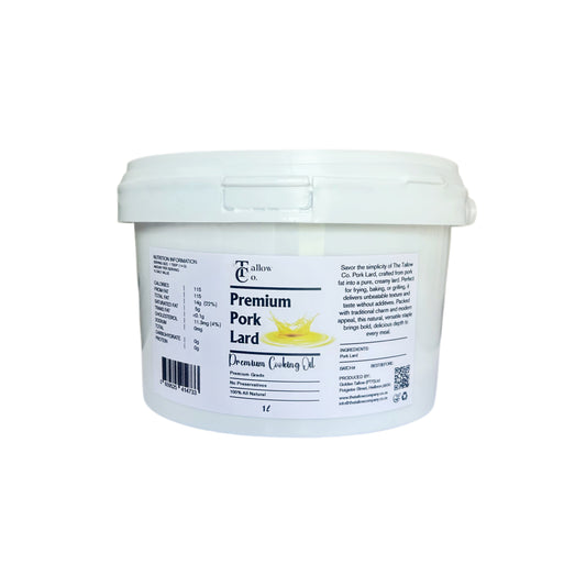 Premium Pork Lard 1L - The Tallow Co.