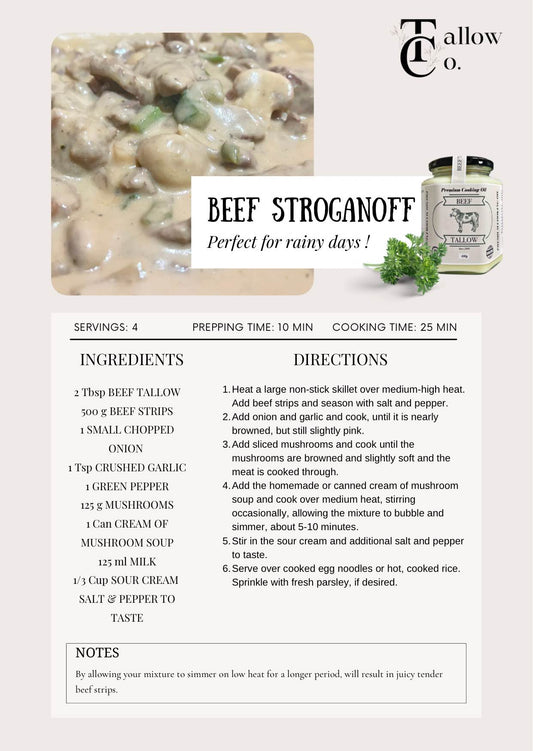 Beef Stroganoff | The Tallow Co.