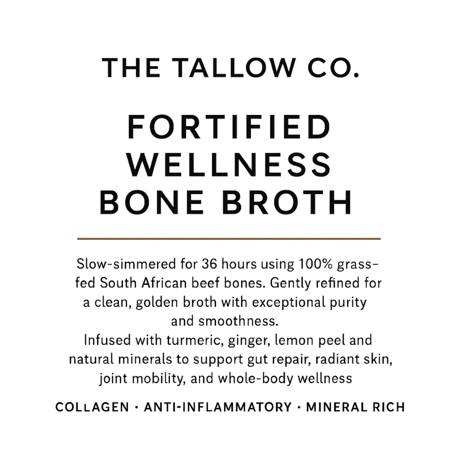 The Tallow Co. Bone Broth