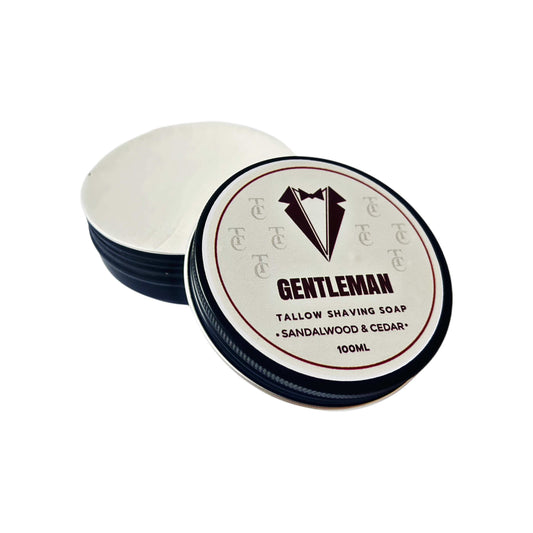 Tallow Shaving Soap - Sandalwood & Cedar