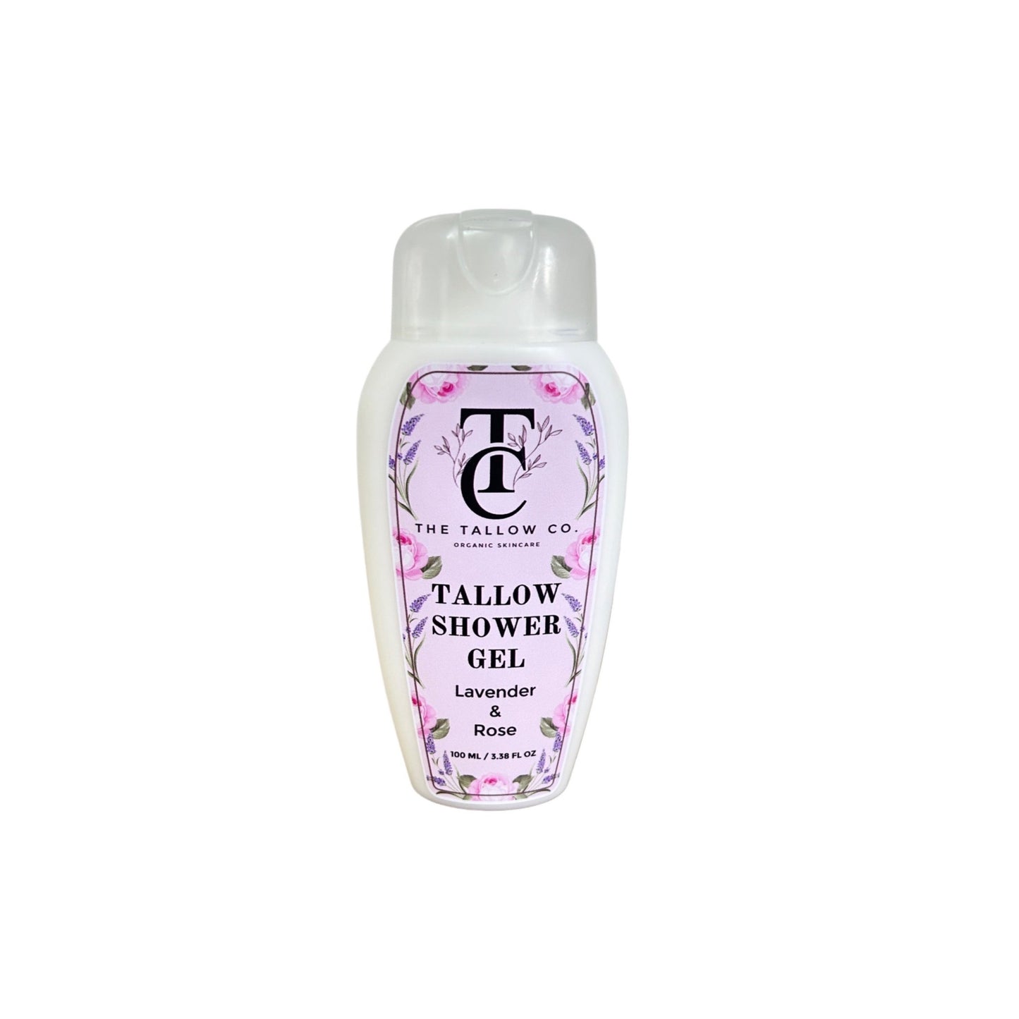 The Tallow Co. Lavender & rose tallow shower gel