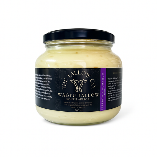 The Tallow Co. Saffron & Coriander Infused Certified Wagyu Tallow 500ml