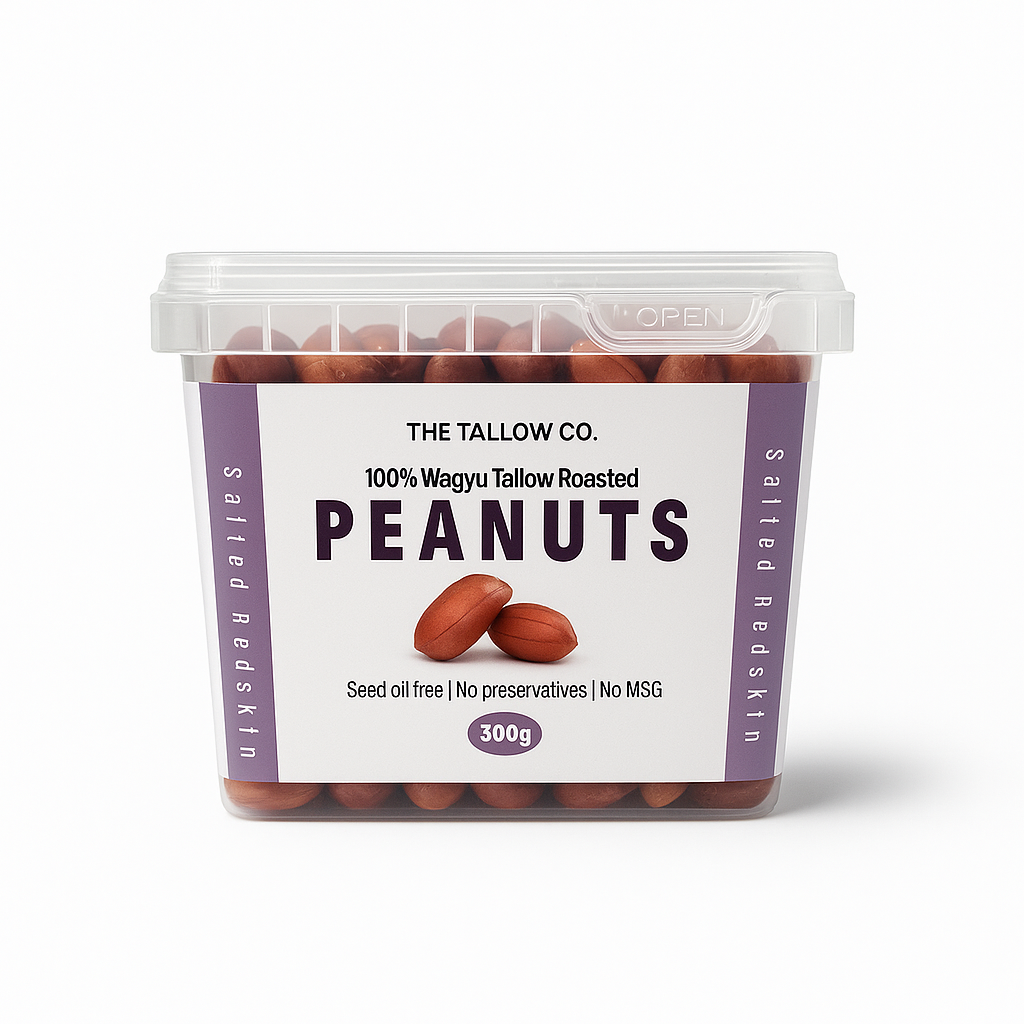 The tallow co wagyu tallow roasted redskin peanuts salted
