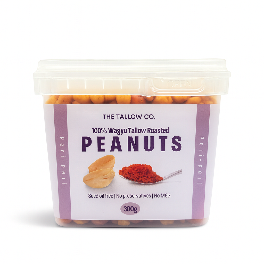 The tallow co wagyu tallow roasted peanuts peri peri