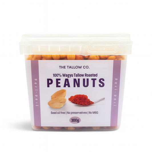 The tallow co wagyu tallow roasted peanuts peri peri