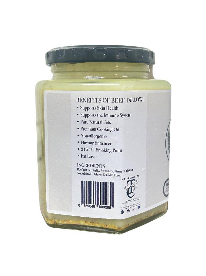 Premium Beef Tallow Garlic & Herb - The Tallow Co.